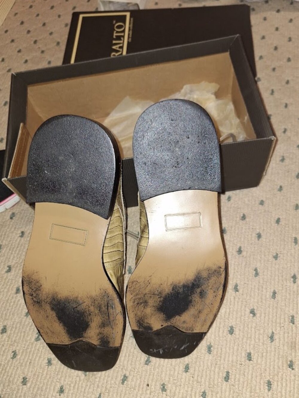 MIRALTO MEN'S DRESS SHOES - SIZE 10 1/2 STAGE USE ONLY! - Picture 4 of 4